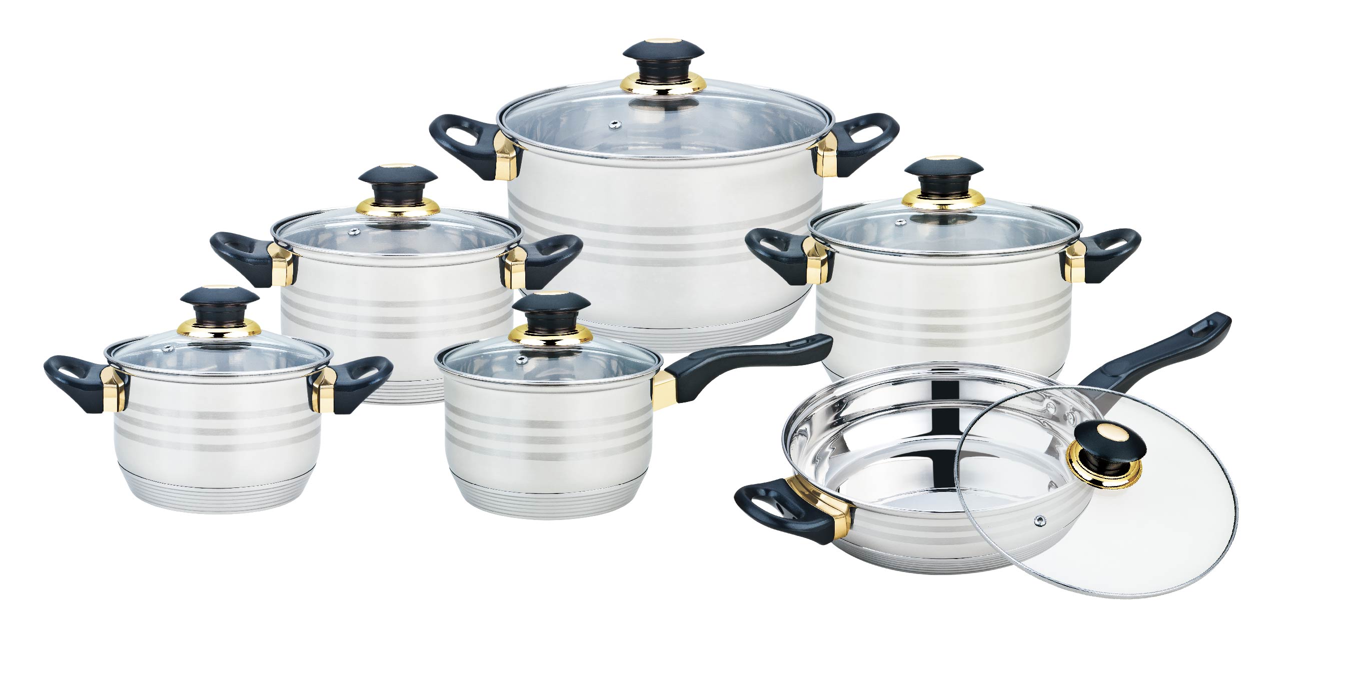 Model HS-C001-BLACK Stainless Steel Classic Line