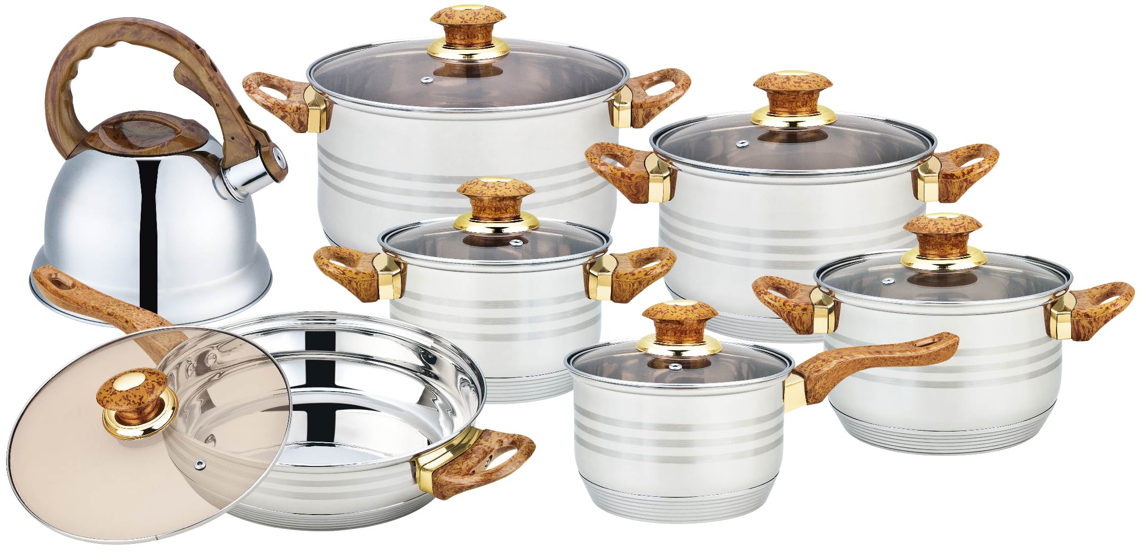 Model HS-C002-BROWN Stainless Steel Classic Line
